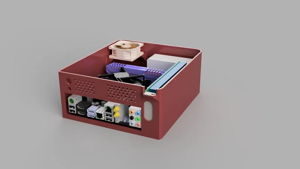 Vỏ Case PC/NAS Mini-ITX - Thiết Kế Mỏng Nhẹ - Image 7