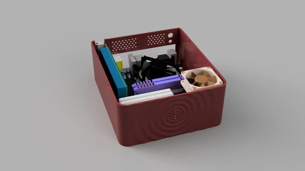 Vỏ Case PC/NAS Mini-ITX - Thiết Kế Mỏng Nhẹ - Image 8