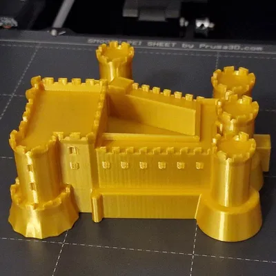 Mô Hình Castel Nuovo (Maschio Angioino) Dễ In Ở Naples