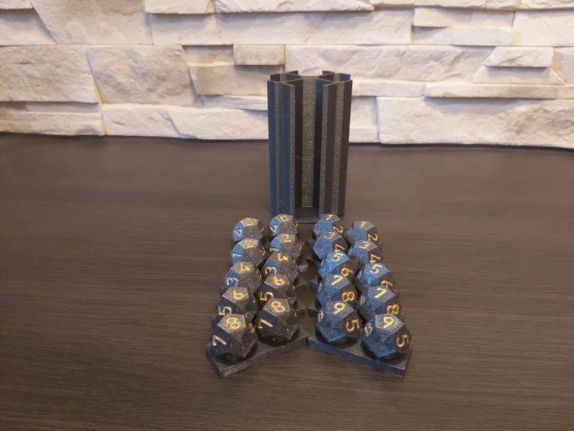 Tháp Xúc Xắc D12 Kèm Xúc Xắc và Khay (MTG) - Image 2