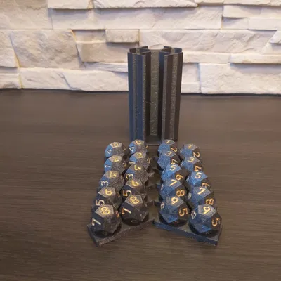 Tháp Xúc Xắc D12 Kèm Xúc Xắc và Khay (MTG)