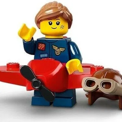 Mô hình máy bay Lego minifigure