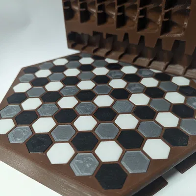 Bộ Cờ Vua Lục Giác Có Nam Châm