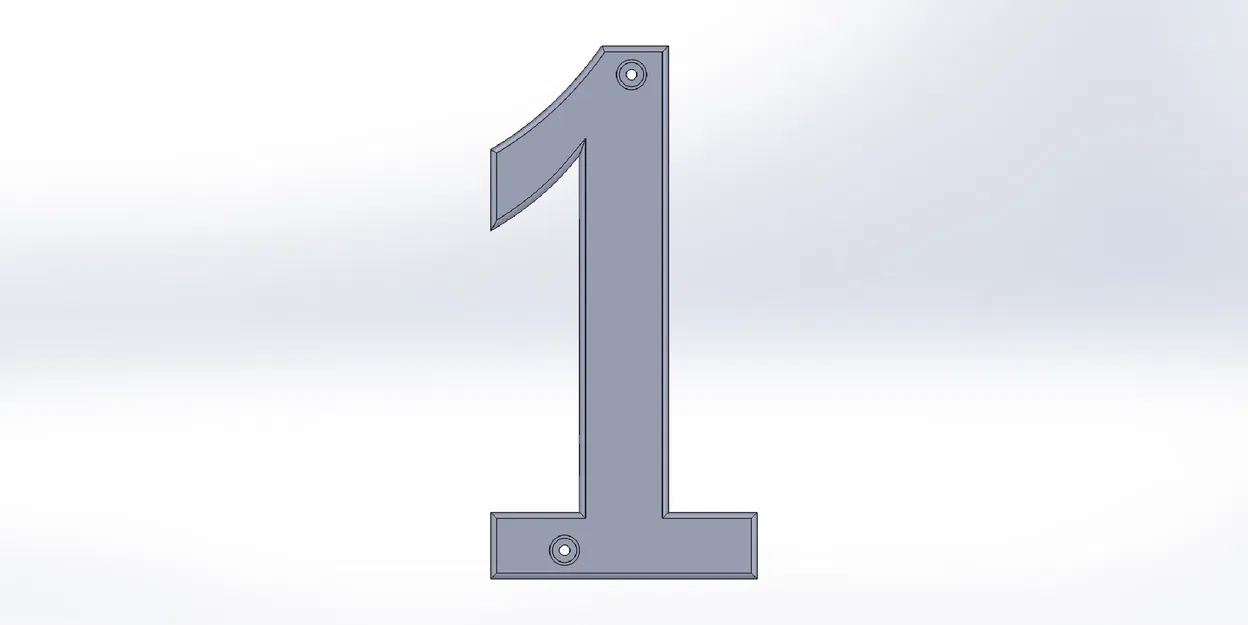 Biển Số Nhà Franklin Gothic - Image 2