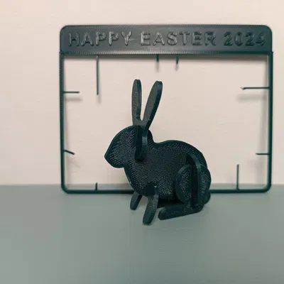 Thêm một tấm Thiệp Phục Sinh hình Thỏ nữa