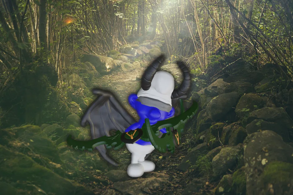 Tượng Xì Trum Illidan - Image 2