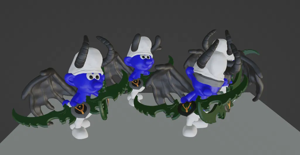 Tượng Xì Trum Illidan - Image 5