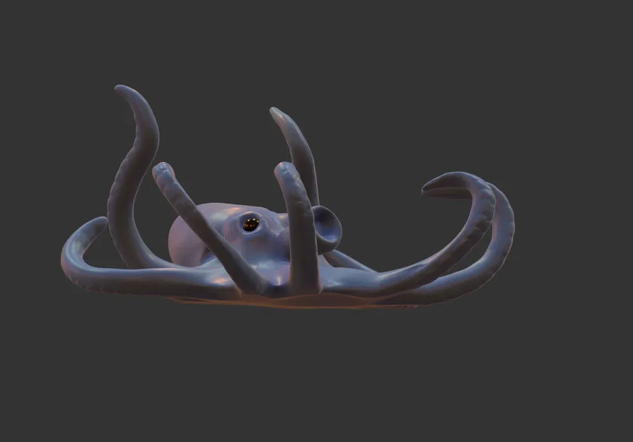 Mô Hình Bạch Tuộc 3D - Image 1