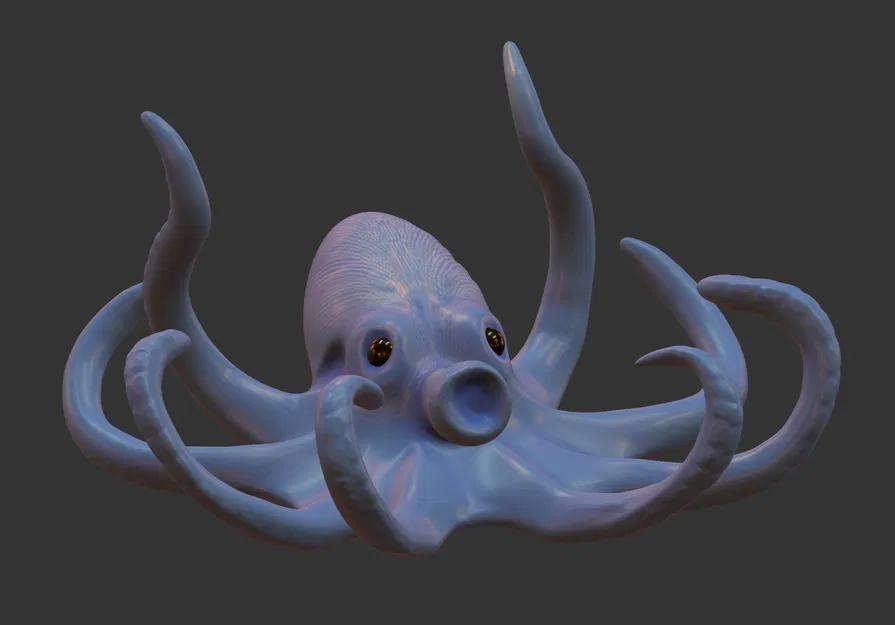 Mô Hình Bạch Tuộc 3D - Image 2