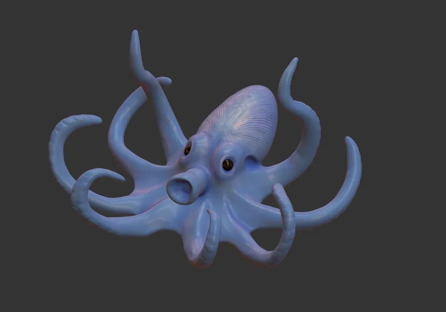 Mô Hình Bạch Tuộc 3D - Image 4