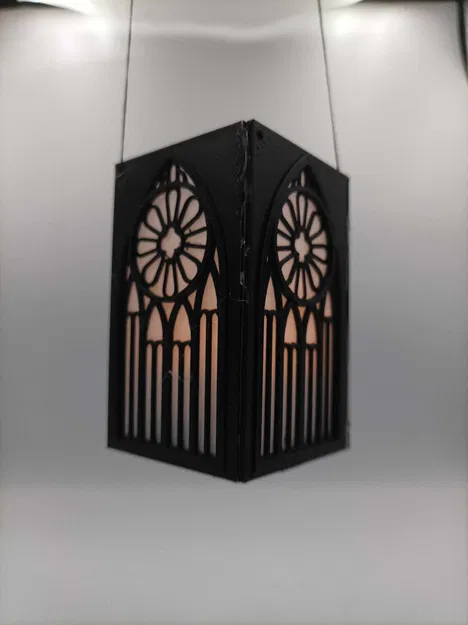 Đèn Gothic Nhỏ Xinh - Dễ In - Image 2