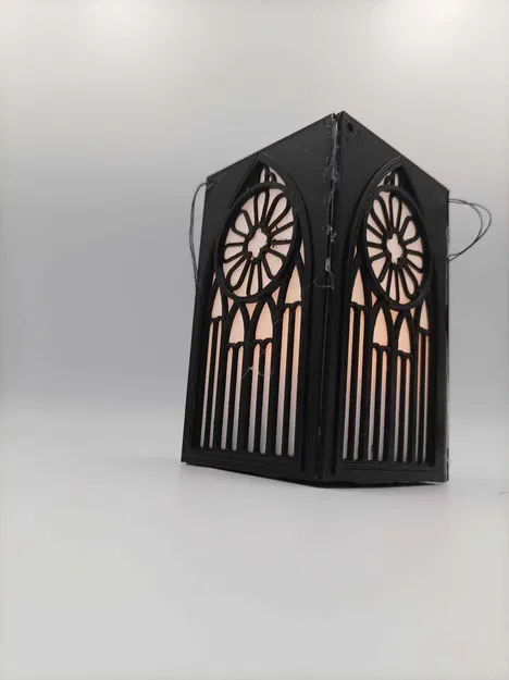 Đèn Gothic Nhỏ Xinh - Dễ In - Image 3