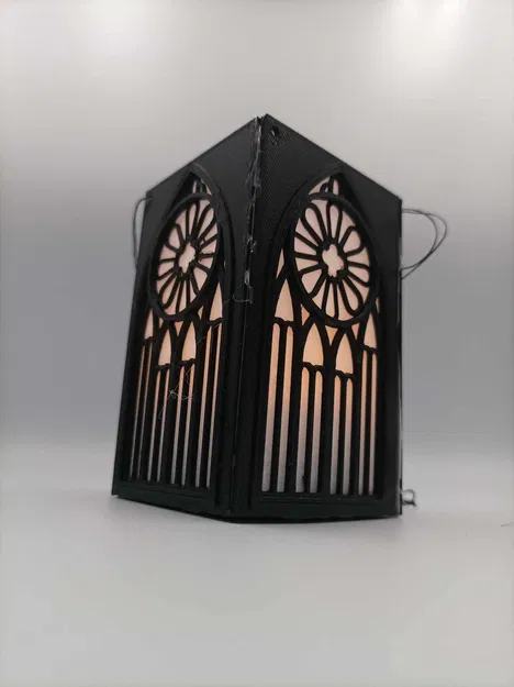 Đèn Gothic Nhỏ Xinh - Dễ In - Image 4