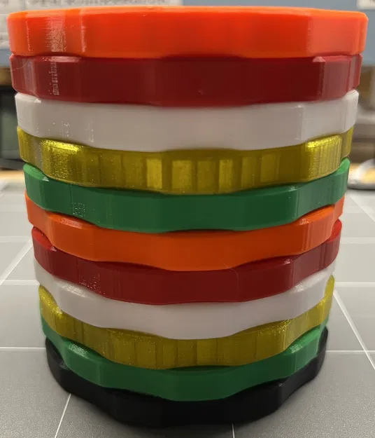 Chân bút/Cắm bút Cuộn Giấy In 3D - Image 2