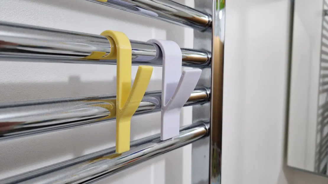 Móc treo khăn gắn thanh sưởi Rail - Image 1