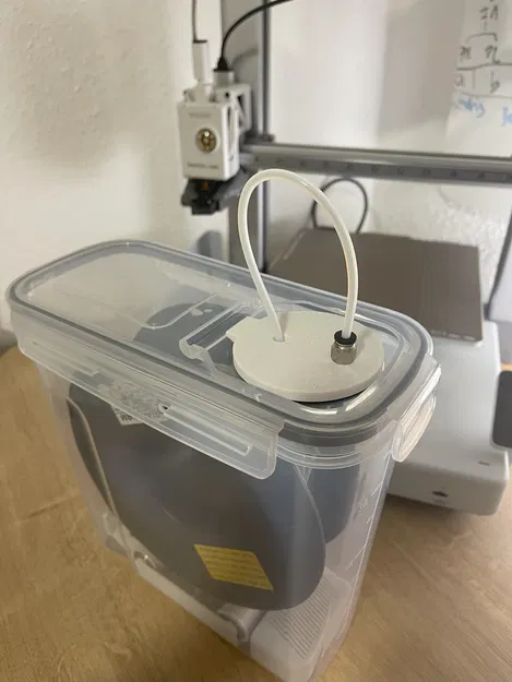 Nắp Hộp Sấy Filament Có Lỗ Luồn Ống PTFE - Image 2