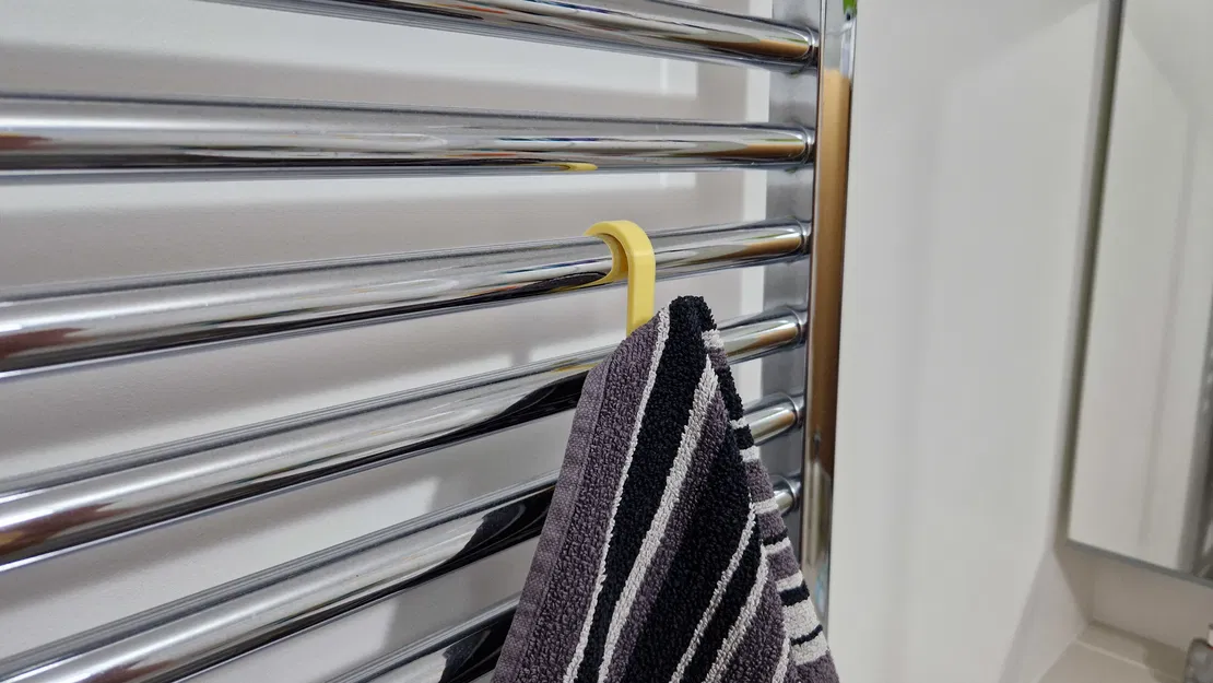 Móc treo khăn gắn thanh sưởi Rail - Image 3