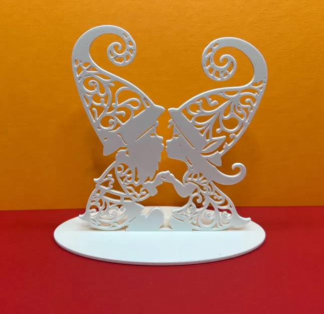 Cặp Gnomes Tình Yêu Valentine Cùng Trái Tim - Image 3