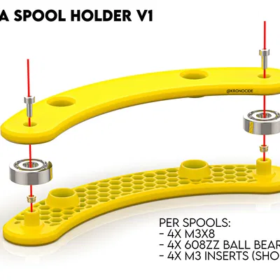Giá Đỡ Cuộn Filamen Hình Chuối V1