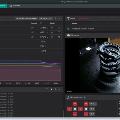 Kẹp Camera Logitech C270 cho Qidi X Max 3