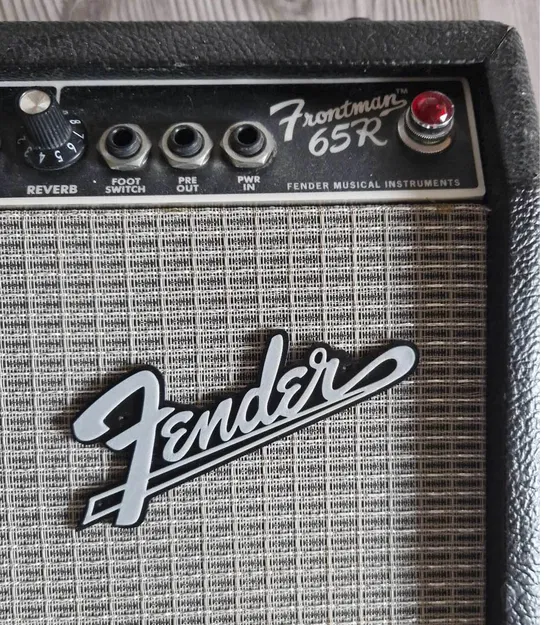 Logo Fender cho amply và thùng đàn guitar - Image 1