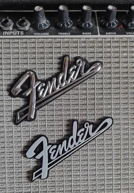 Logo Fender cho amply và thùng đàn guitar - Image 3