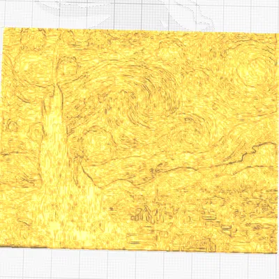 Lưới đèn Đêm đầy sao của Van Gogh