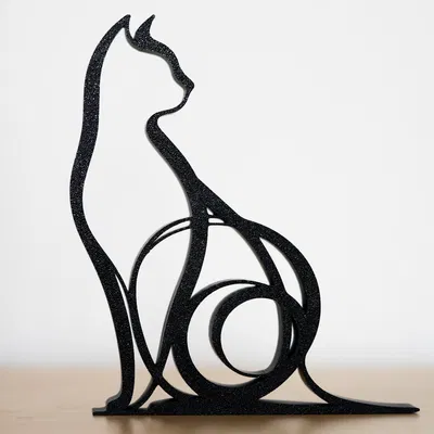 Tượng Mèo Nghệ Thuật / Hình Bóng / Tranh Treo Tường