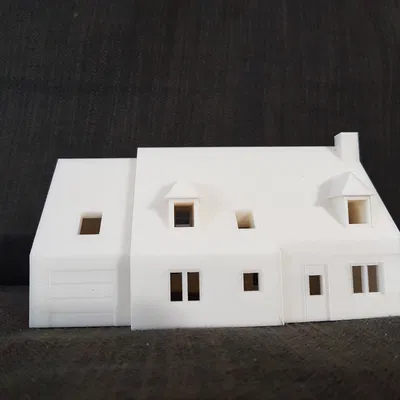 Mô hình nhà lớn dùng làm đèn hoặc trang trí