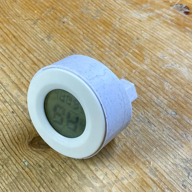 Giá đỡ Ẩm kế HSW tròn (Độ ẩm + Nhiệt độ, Gắn tường tổ ong/Adapter) - Image 4