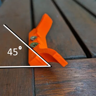 Cái Kẹp Dây Mành Góc 45 Độ