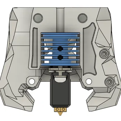 Voron Stealthburner cho TZ V6 với đầu phun E3D V6
