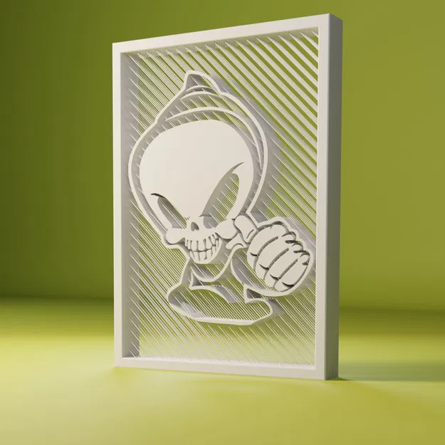 StringArt : "Thiên Thần Đen" - Image 1