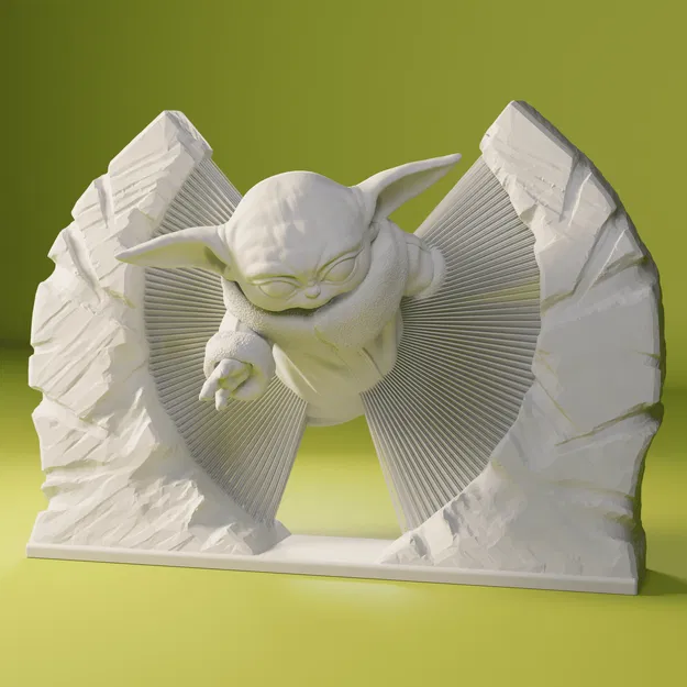 Baby Yoda Bằng Dây Vẽ - Image 1