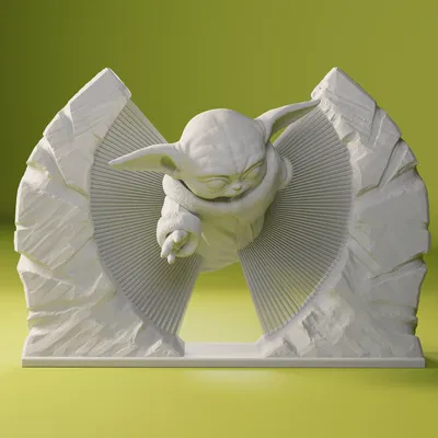 Baby Yoda Bằng Dây Vẽ