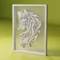 StringArt : "Chó Sói" - Thumbnail 1