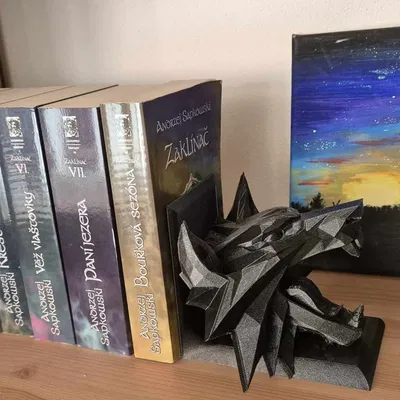 Chặn sách The Witcher có đế dừng