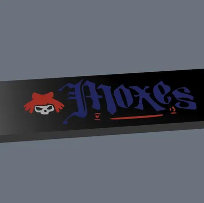 Móc khóa logo Moxes Cyberpunk 2077 cho AMS