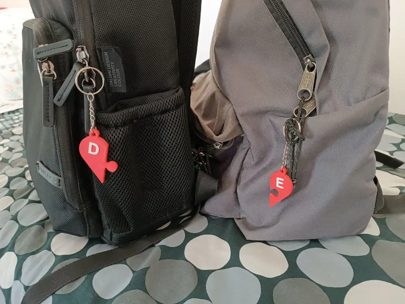 Móc Khóa Trái Tim Ghép Hình Valentine - Image 5