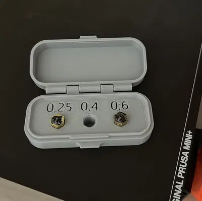 Hộp đựng đầu phun 3 cái 0.25, 0.4, 0.6mm