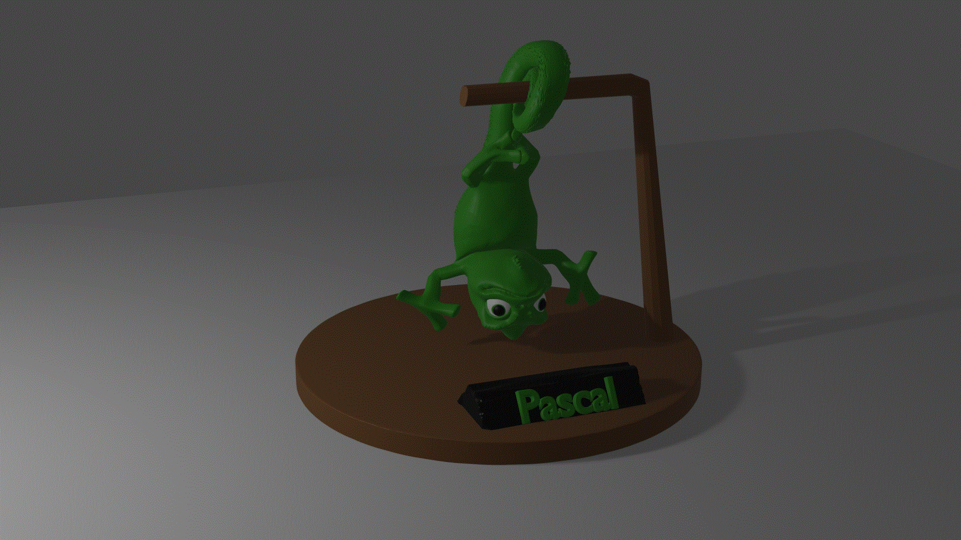 Mô hình Tắc Kè Hoa "Tangled" - Thumbnail 4