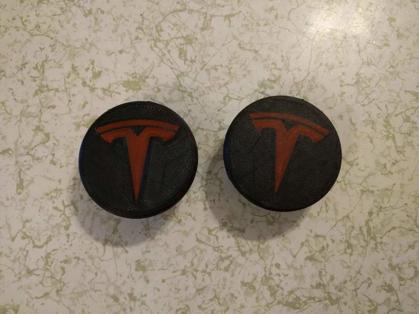 Nắp Chụp Mâm Tesla - Chèn Màu - Image 1