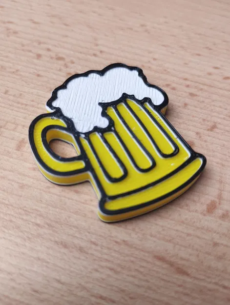 Móc Khóa Bia Pivo Hai Mặt - Image 3