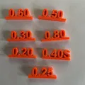 Cây đo cỡ béc phun / Nozzle size indicator - Thumbnail 2