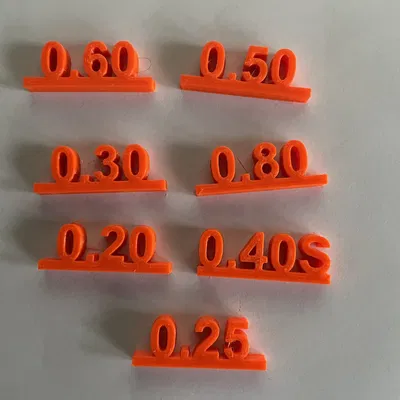 Cây đo cỡ béc phun / Nozzle size indicator