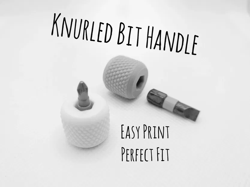 Tay cầm dụng cụ mini đầu lục giác có vân - Image 1