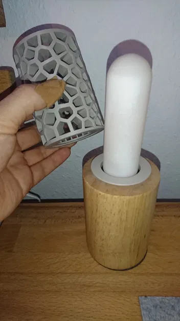 Chụp đèn hình trụ Voronoi cho bóng đèn dài - Image 3