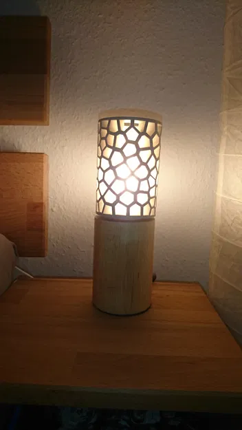 Chụp đèn hình trụ Voronoi cho bóng đèn dài - Image 4