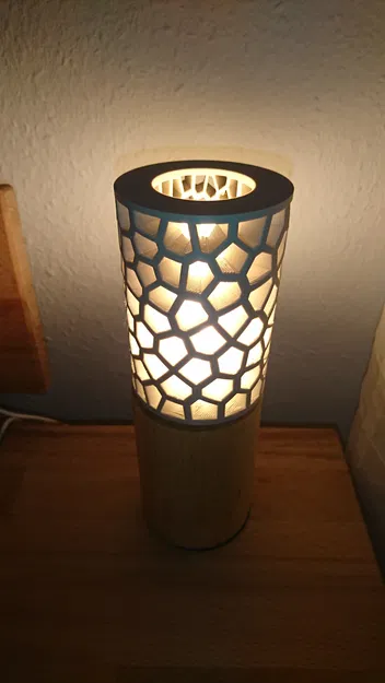 Chụp đèn hình trụ Voronoi cho bóng đèn dài - Image 7