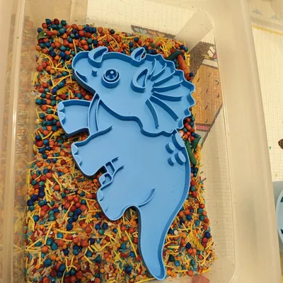 Triceratops - Khay Cảm Giác Cho Bé